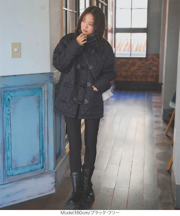 キルティングダッフルコート[K1365] - レディースファッション通販