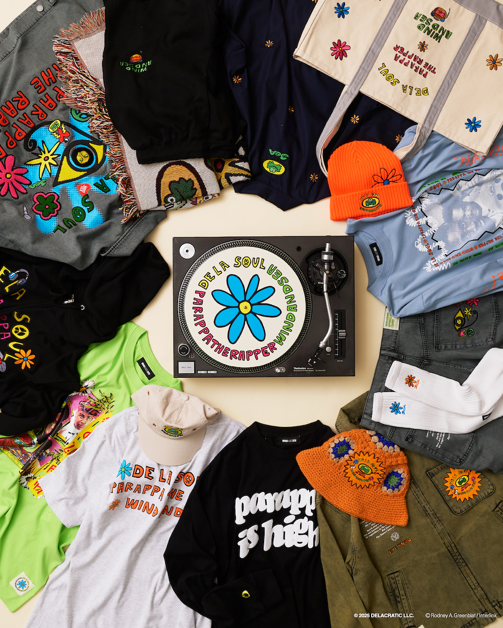 De La Soul × パラッパラッパー × WIND AND SEAトリプルコラボ