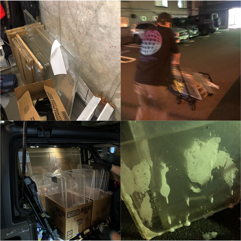 Dos Monosがジャンク品化したアクリル板を解体し、盤化 新アルバム