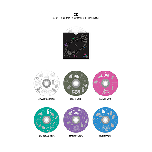 NewJeans 'OMG' Message Card ver.【CD MAXI】 | NewJeans | UNIVERSAL