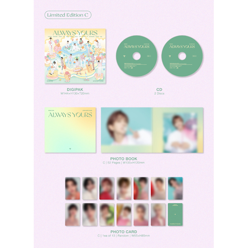 SEVENTEEN JAPAN BEST ALBUM「ALWAYS YOURS」【CD】【+52P PHOTO BOOK