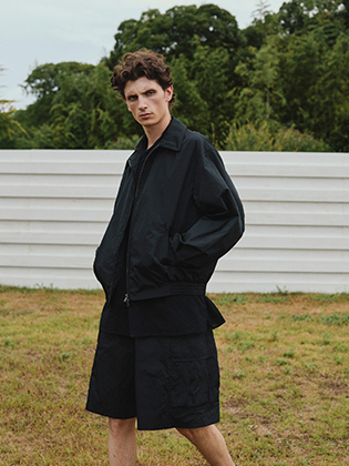 COMOLI / コモリ | シルクフリース 長袖クルー - Navy | 通販 - 正規