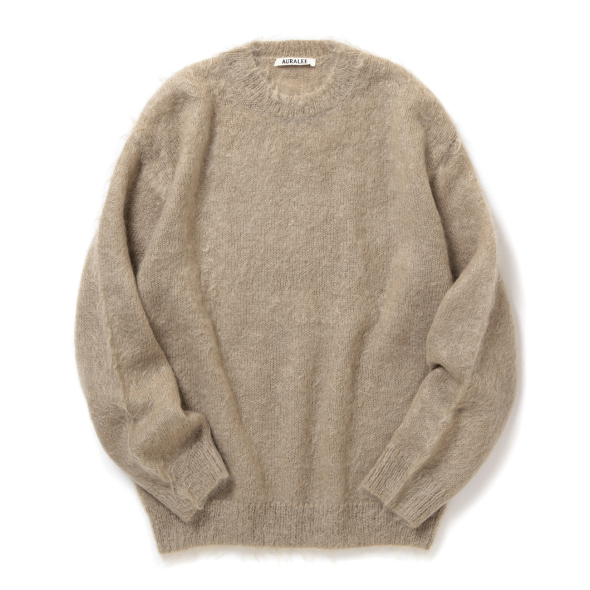 AURALEE / オーラリー | BRUSHED SUPER KID MOHAIR KNIT P/O