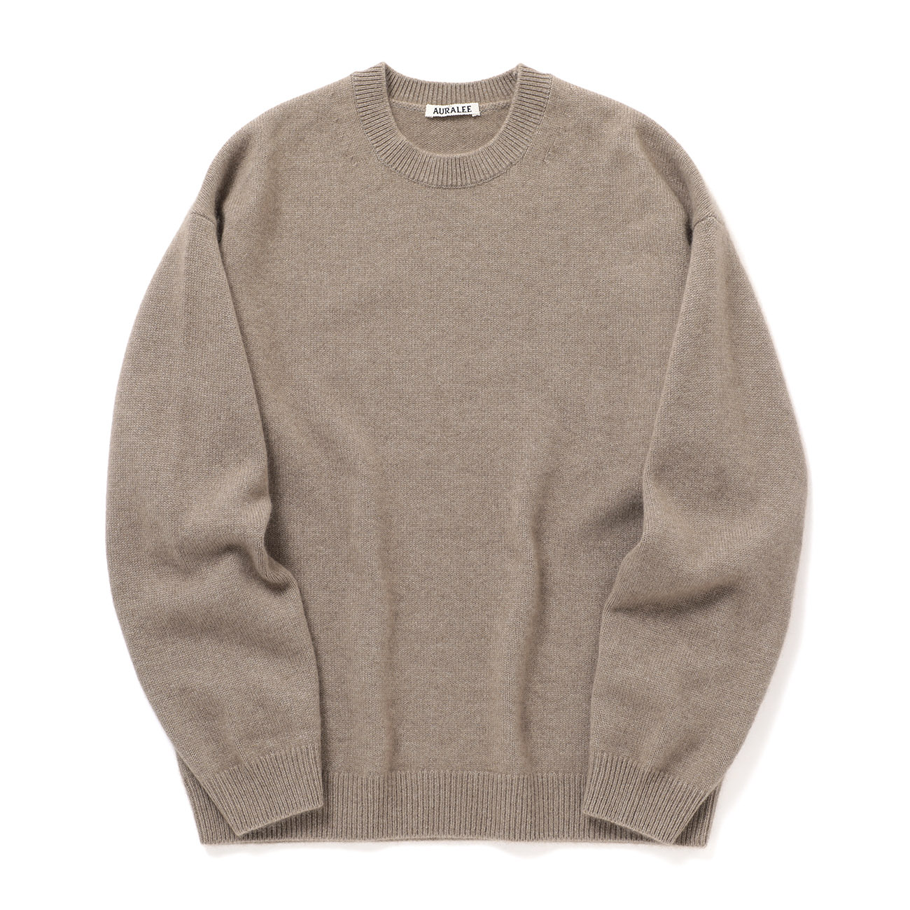 AURALEE / オーラリー | BABY CASHMERE KNIT P/O (メンズ) - Natural