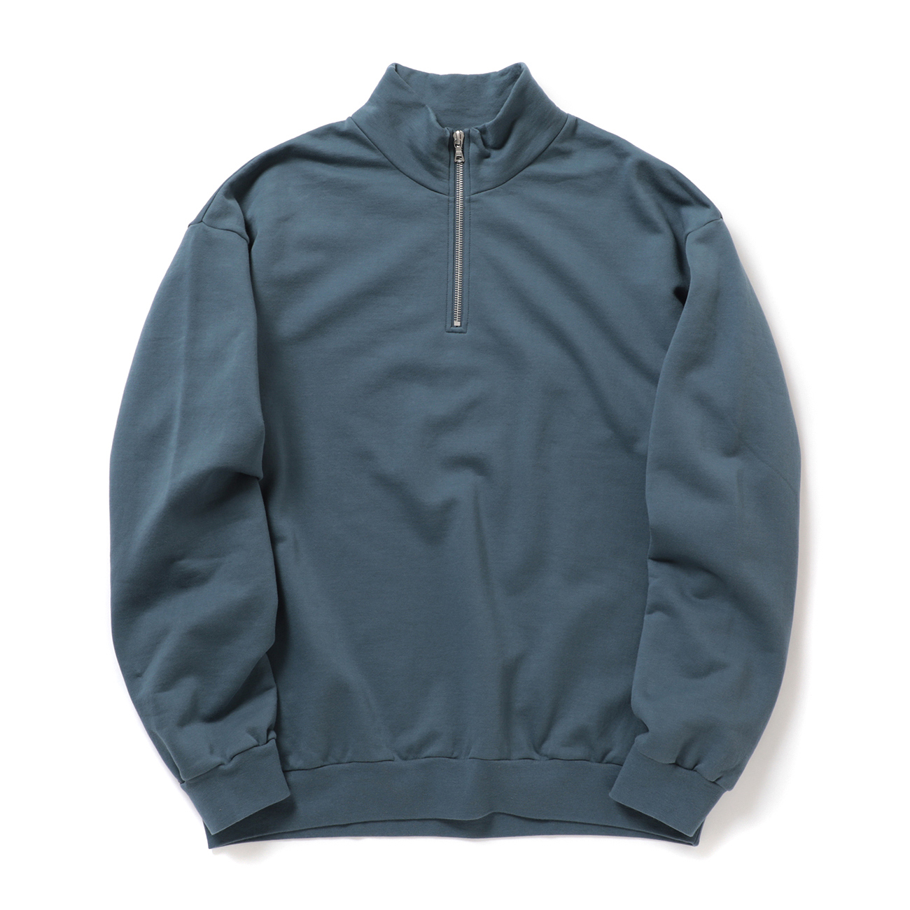 AURALEE / オーラリー | ELASTIC HIGH GAUGE SWEAT HALF ZIP P/O