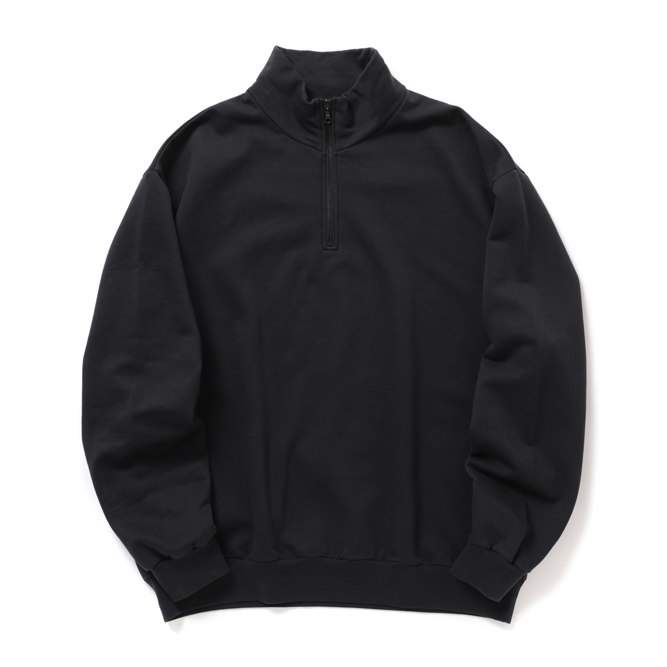 AURALEE / オーラリー | ELASTIC HIGH GAUGE SWEAT HALF ZIP P/O