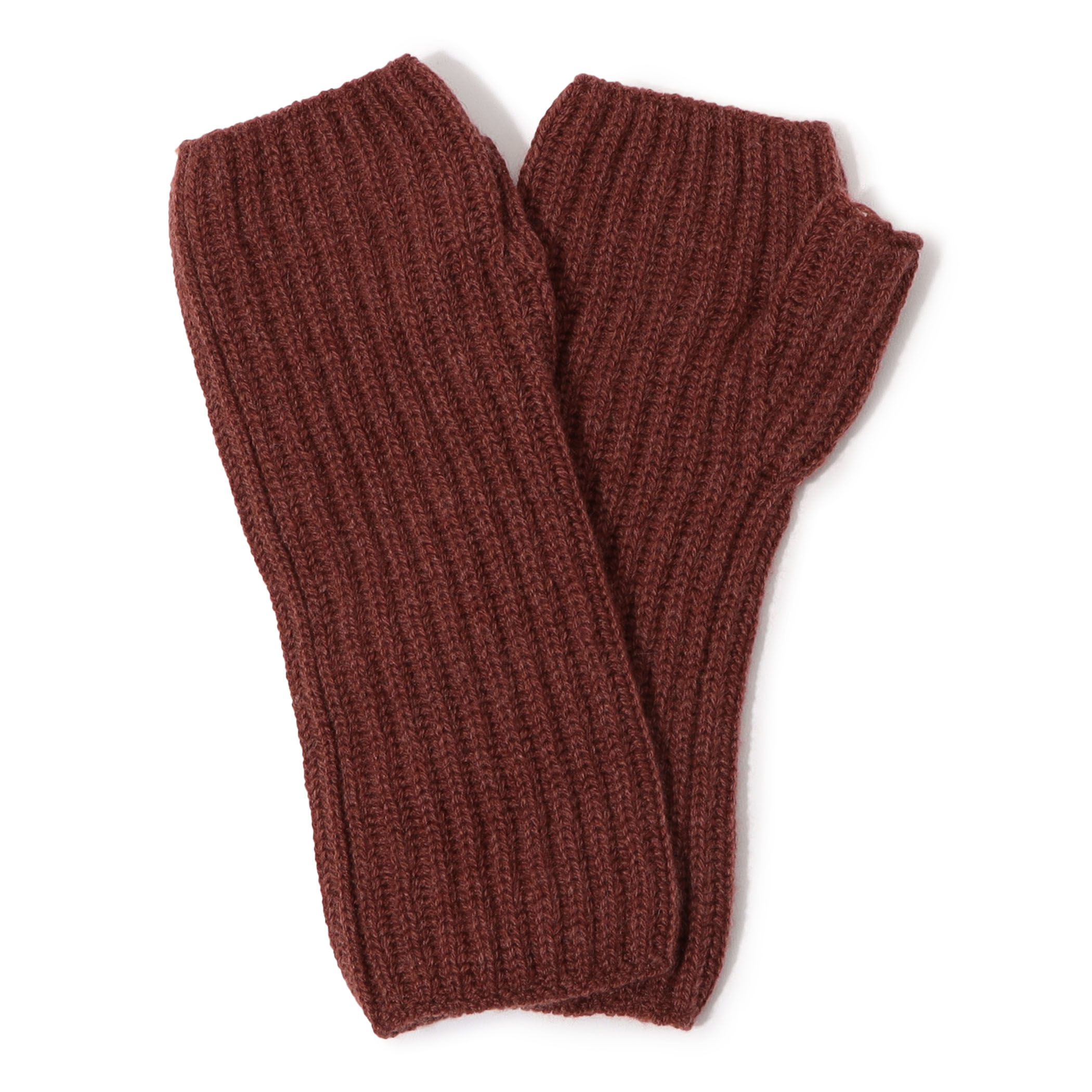 Johnstons of Elgin カシミヤ リブニットグローブ｜トゥモローランド