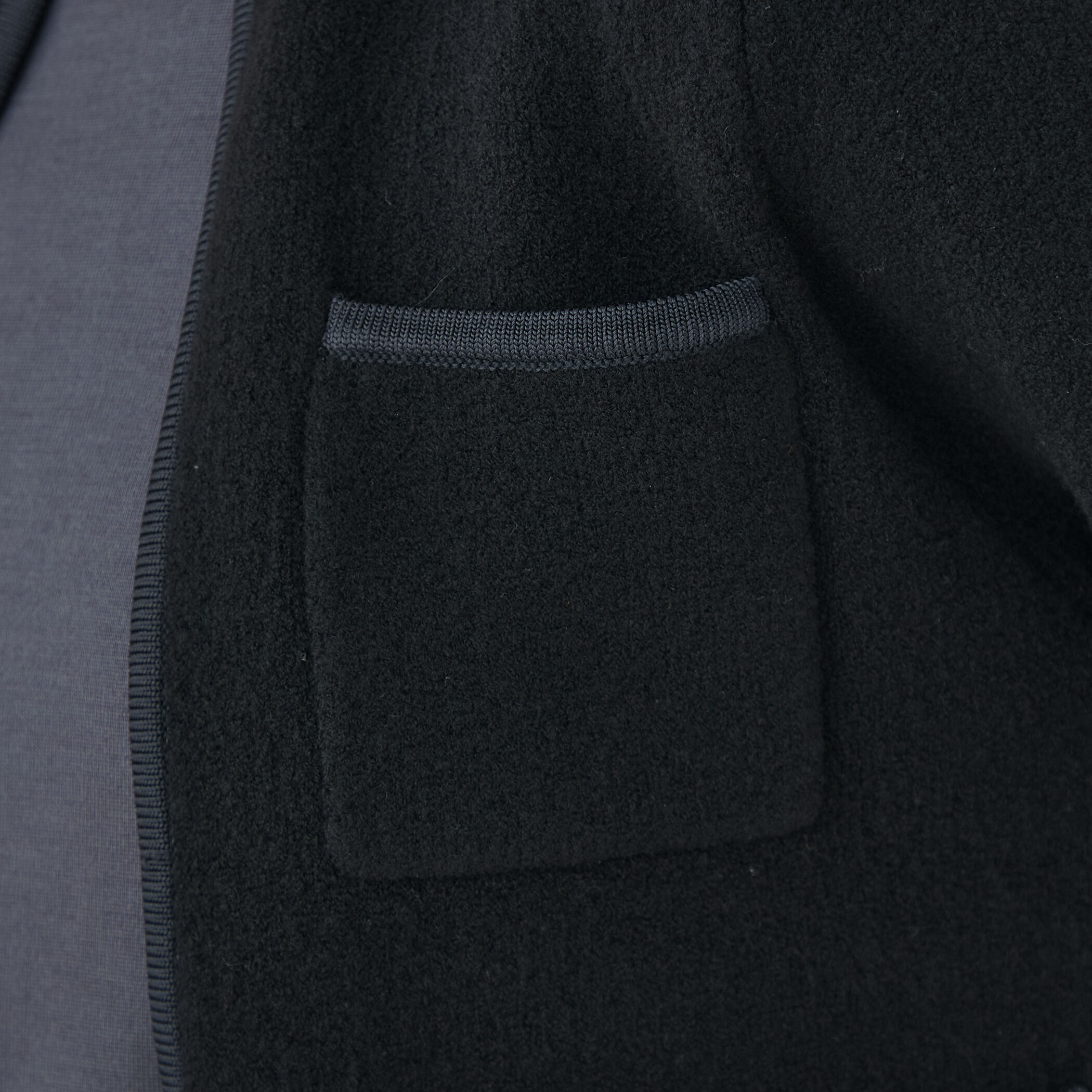 ウールナイロンブークレー フロントオープンカーディガン