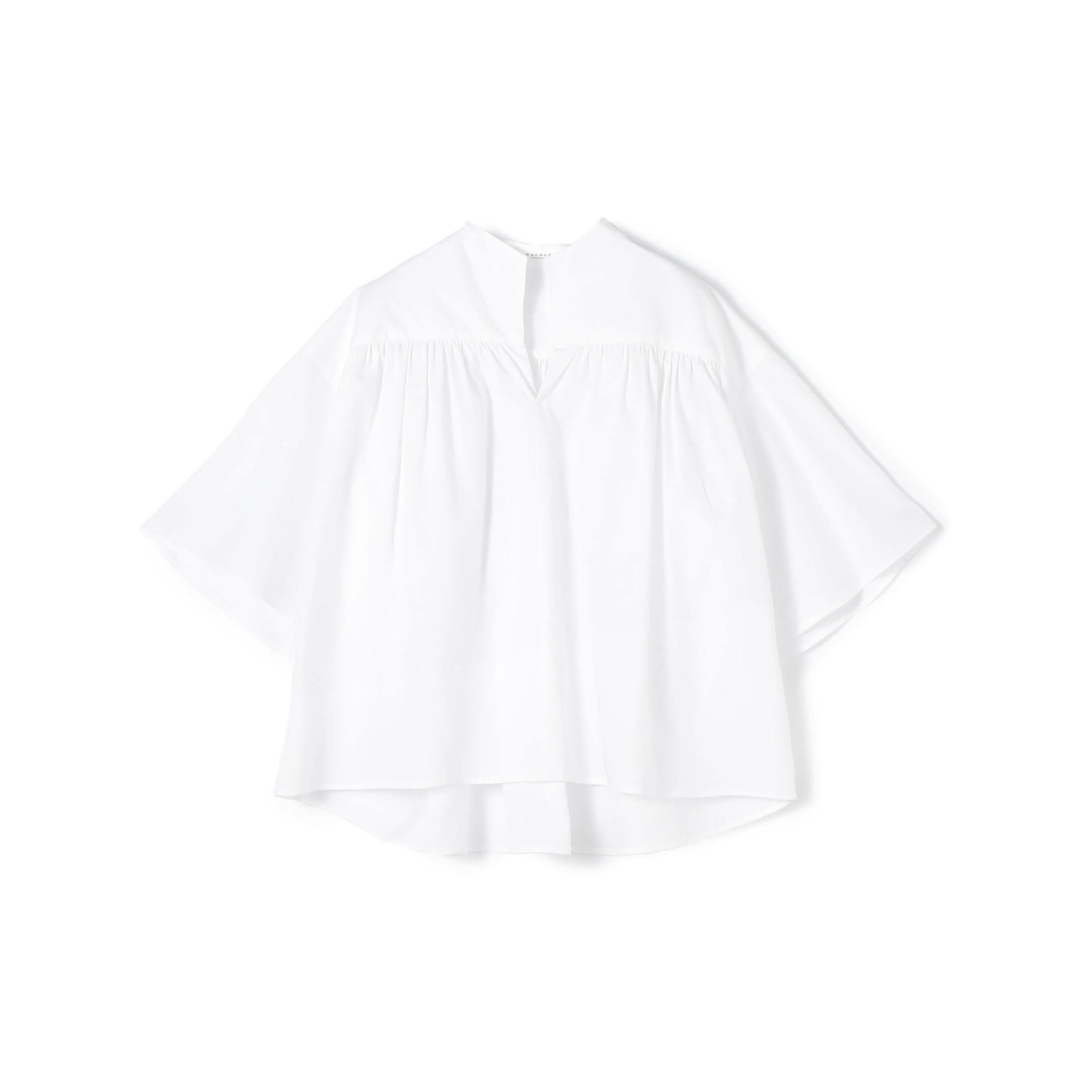 コットンブロード ギャザーブラウス｜トゥモローランド 公式通販