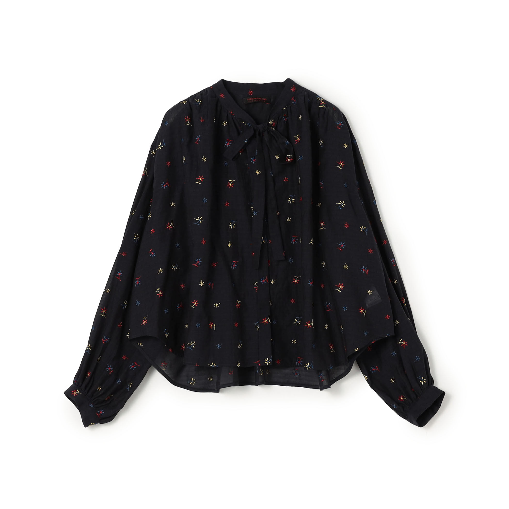 フルーロンエンブロイダリー ボウタイブラウス｜トゥモローランド 公式通販