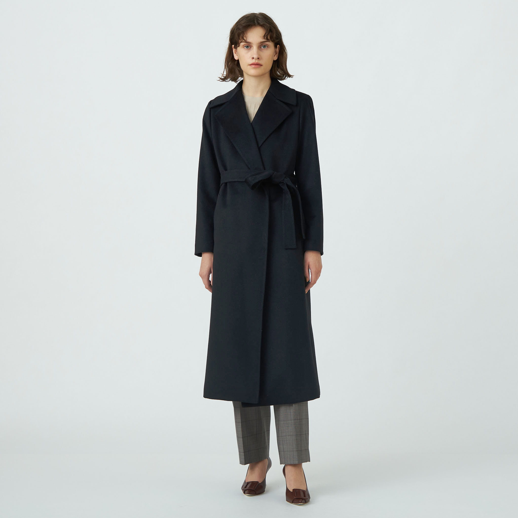 スーパーカシミヤ ベルテッドコート｜トゥモローランド 公式通販