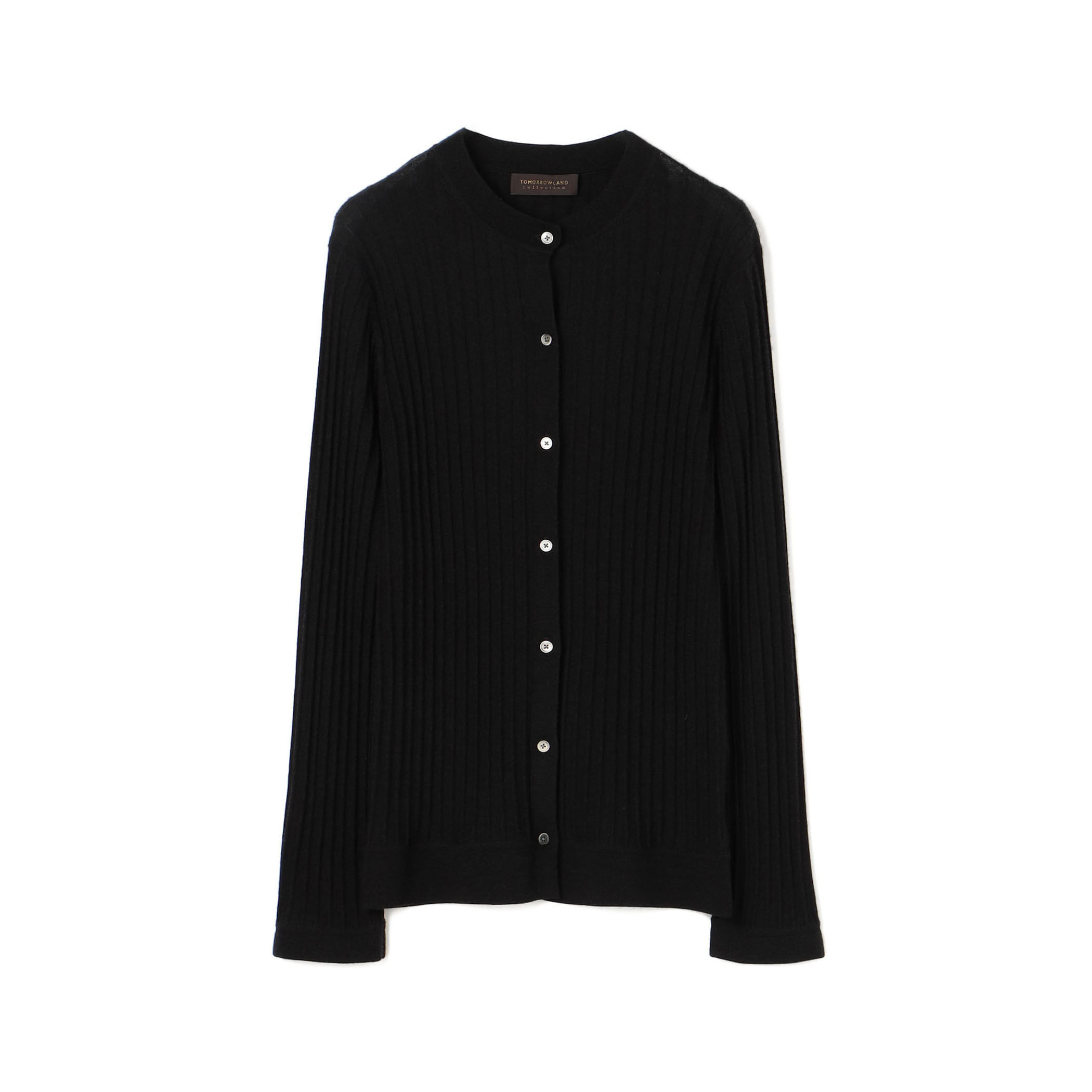 カシミヤシルクリブ クルーネックカーディガン｜トゥモローランド 公式通販