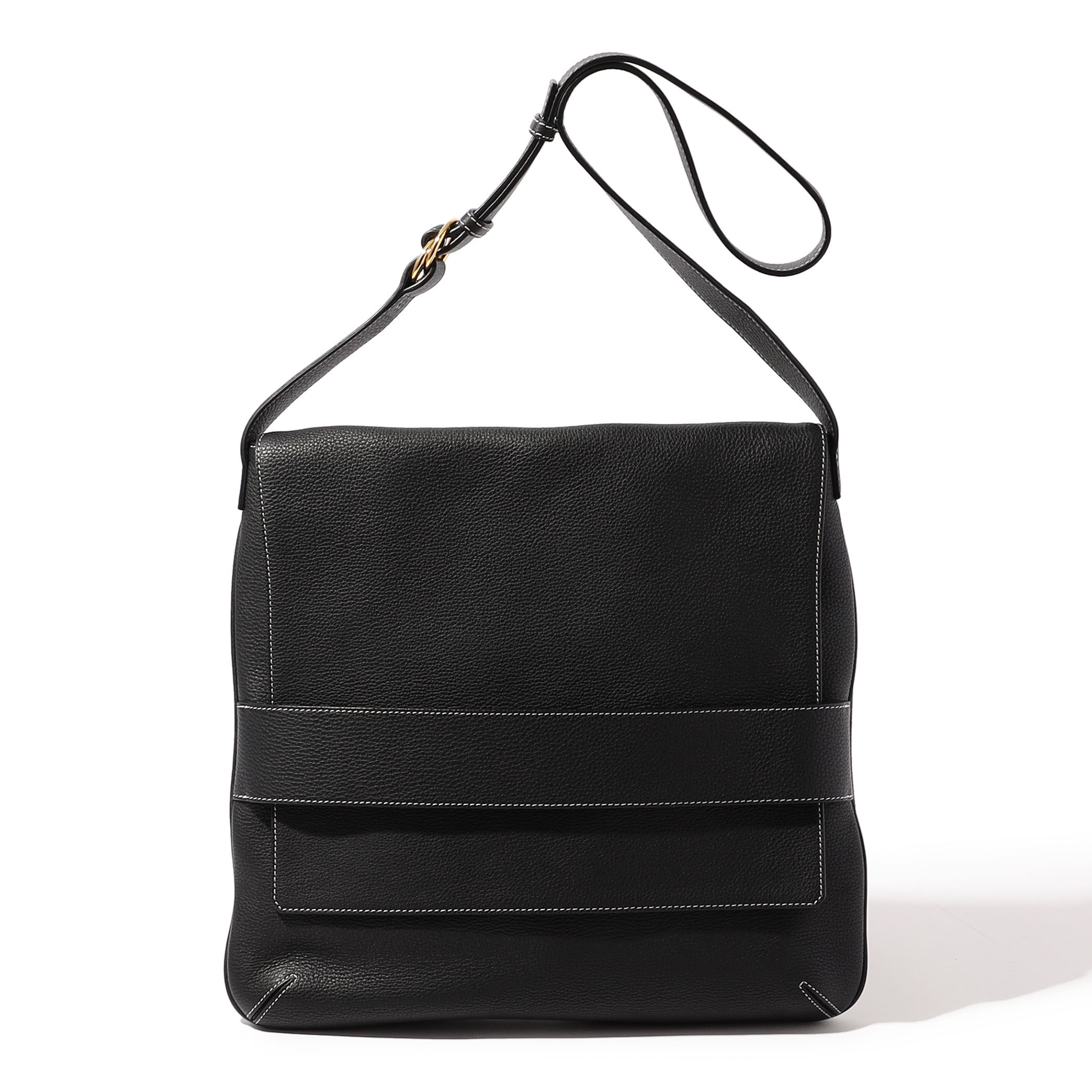 別注】A NAUHA L シュリンクレザー ショルダーバッグ