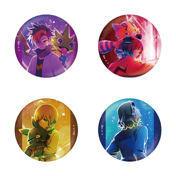 デジモンビートブレイク】缶バッジ（全4種ランダム1個）: 雑貨｜東映