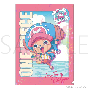 ワンピース】レトロポップカラー ホログラムクリアファイル ルフィ