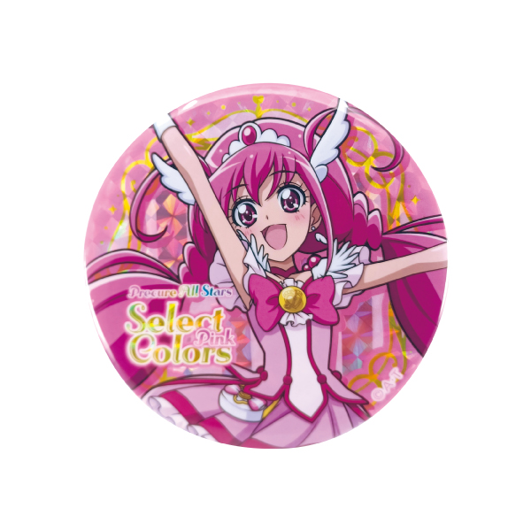 プリキュアオールスターズ】Select colors -Pink-#2 缶バッジ: 雑貨