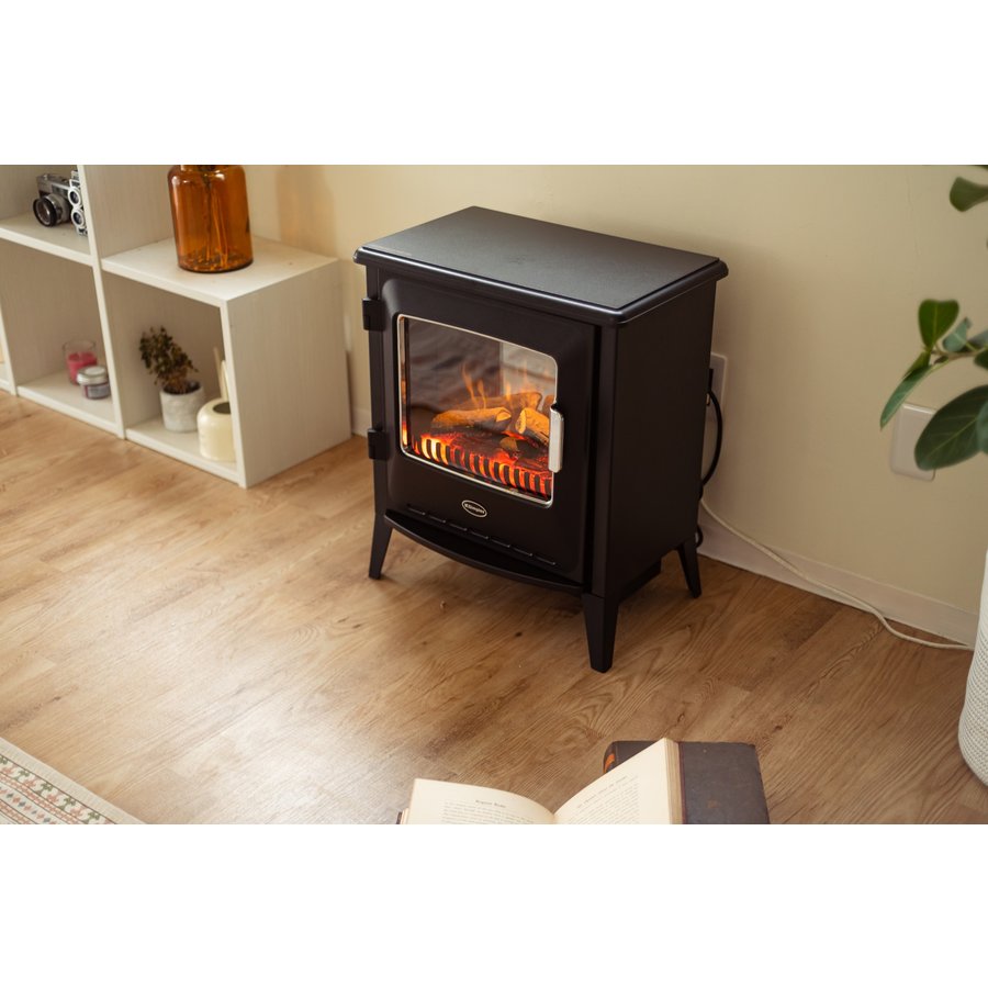 お取り寄せ】Dimplex 電気暖炉 Lucia(ルシア) BK（ブラック） -の商品