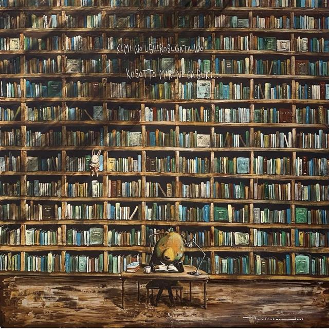 後ろ姿 [複製画 キャンバスボード] / Tokinoirodori (トキノイロドリ