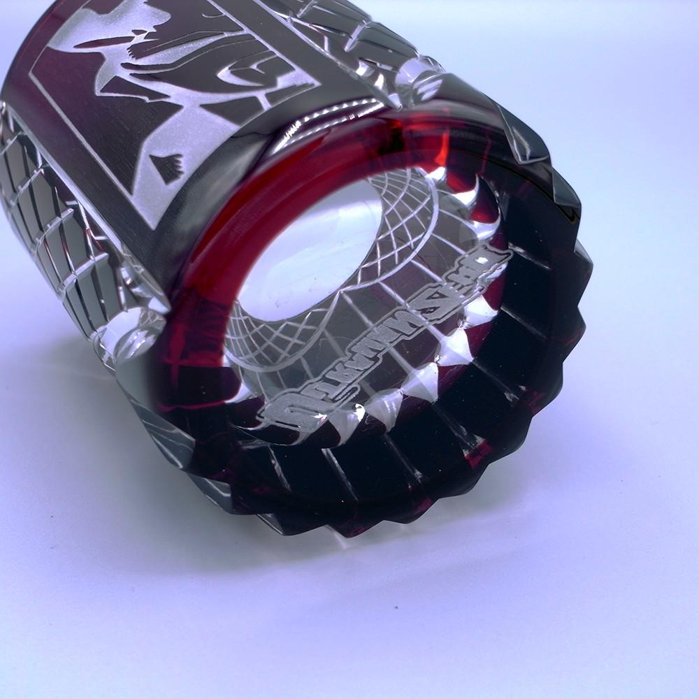 蔦屋書店オリジナル】ウルトラマンゼロ 江戸切子グラス 赤 -の商品詳細