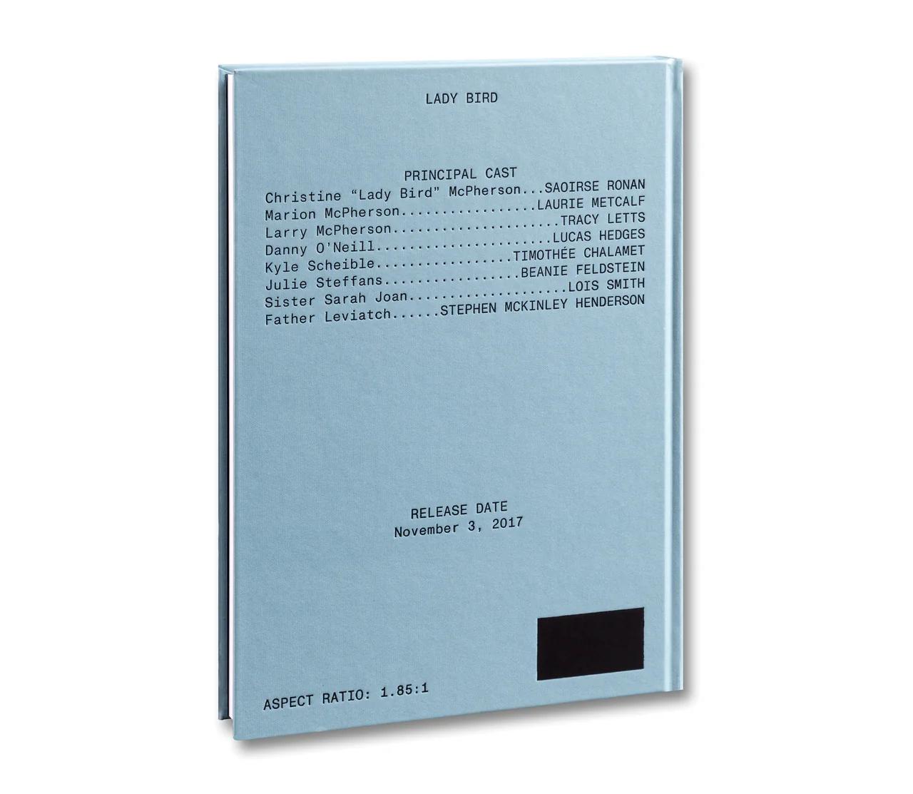 A24】LADY BIRD SCREENPLAY BOOK by Greta Gerwig（グレタ・ガーウィグ