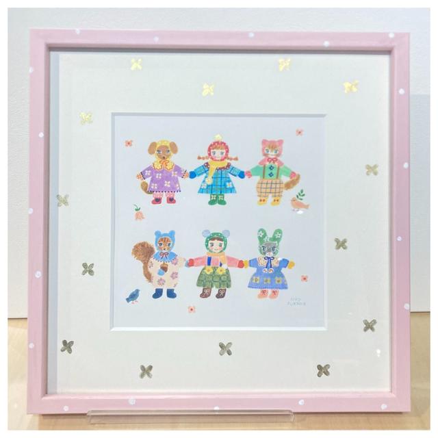 Aiko Fukawa：額装付き原画】布川愛子 Whispers of Childhood 布川愛子