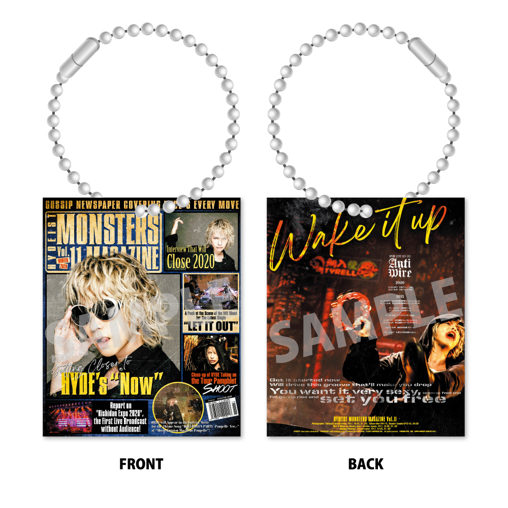 MONSTERS MAGAZINE ACRYLIC KEYCHAIN(ランダム10種) | HYDE