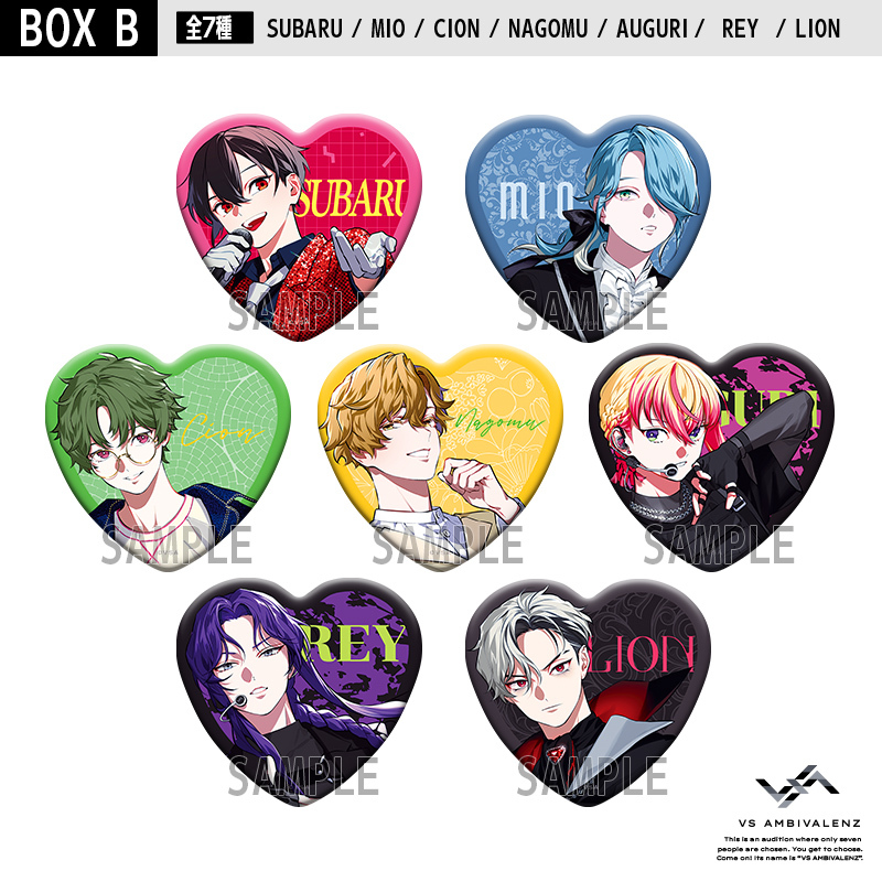 THE BEST ハート缶バッジコレクション セットB | VS AMBIVALENZ