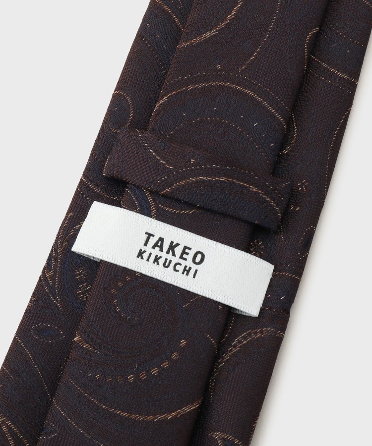 エクストラシルク シャドーペイズリーネクタイ（ネクタイ） | TAKEO