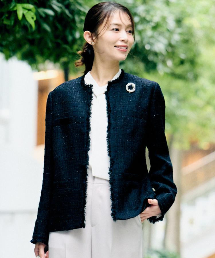 LADIES【レディース】 | ノーカラージャケット通販 | ワールド