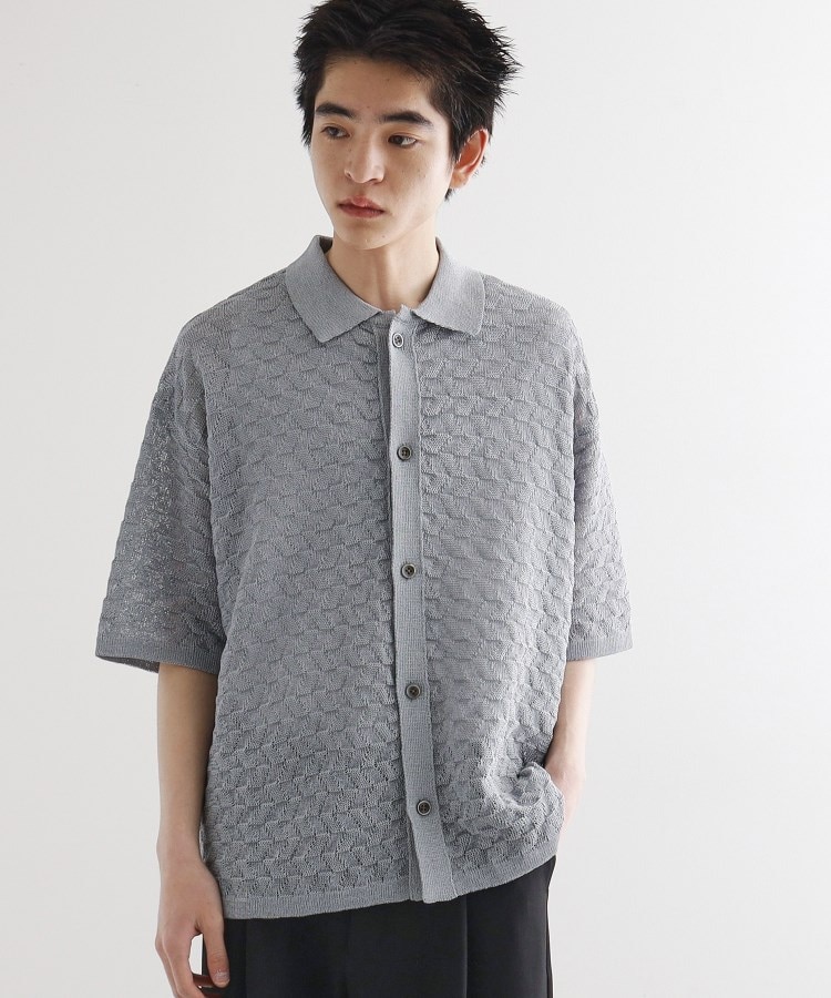 ニットポロカーディガン（カーディガン/ボレロ） | tk.TAKEO KIKUCHI