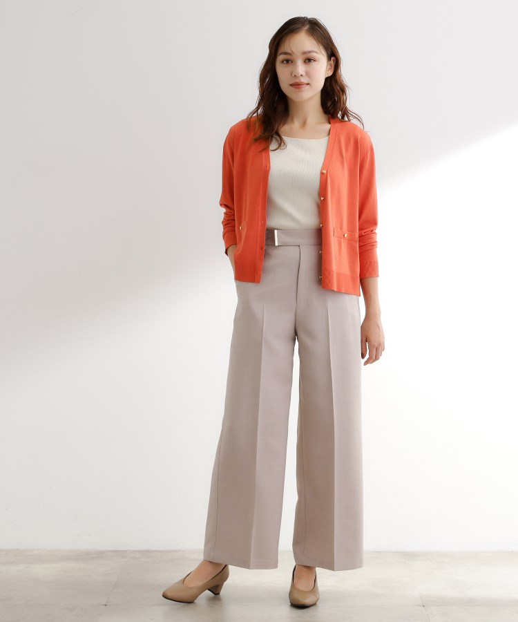 アンサンブル対応】金ボタンVネックカーディガン（カーディガン/ボレロ