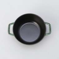 ◇Wa-NABE オリーブ S 16cm バジルグリーン ＜STAUB ストウブ＞（鍋