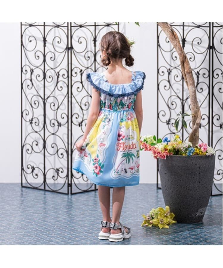 ANNA SUI リゾート柄ワンピース（ミドルワンピース） | ANNA SUI mini