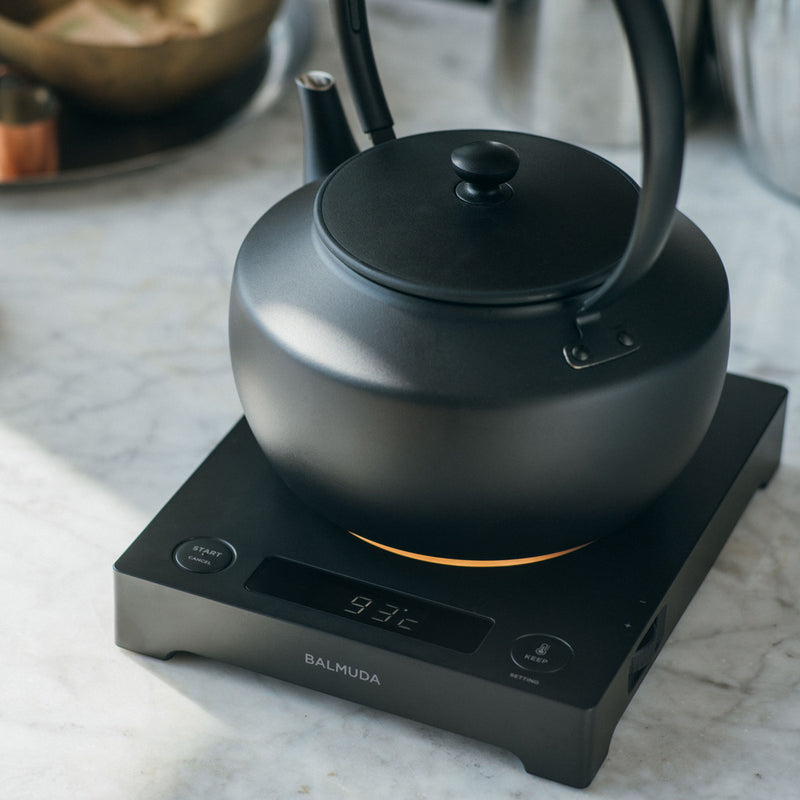 BALMUDA(バルミューダ) MoonKettle ブラック KPT02JP-BK |キッチン用品