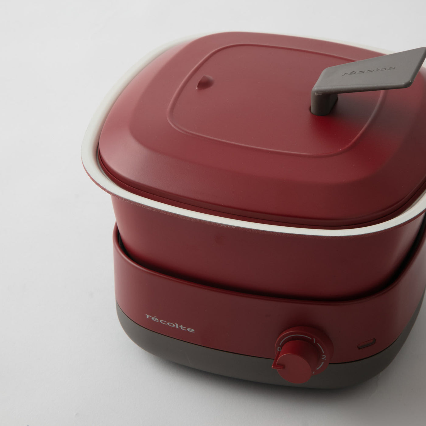 recolte（レコルト）ポットデュオ キャレ レッド RPD-4(R) |キッチン