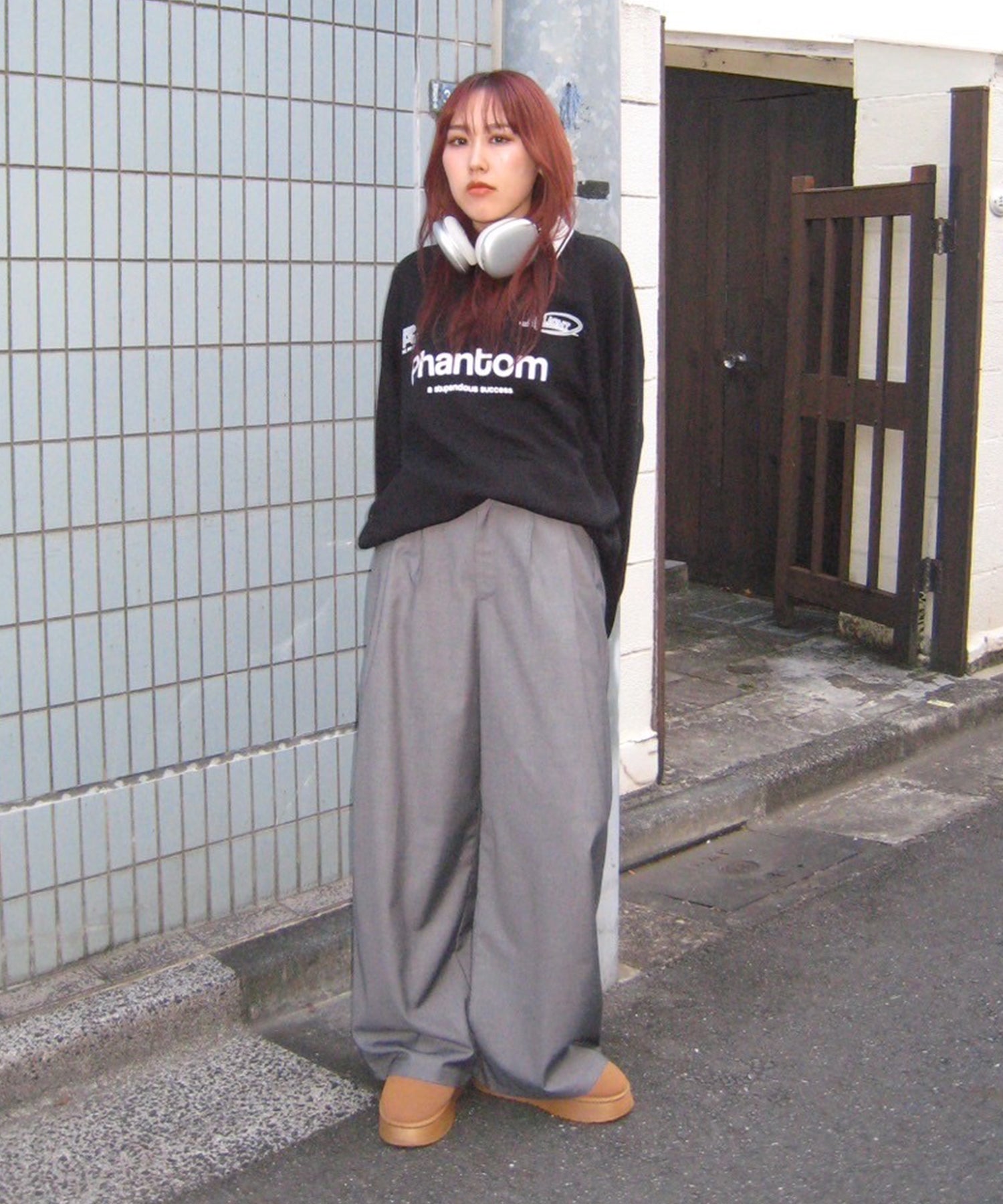 2タックワイドスラックスパンツ｜ACLENT（アクレント）