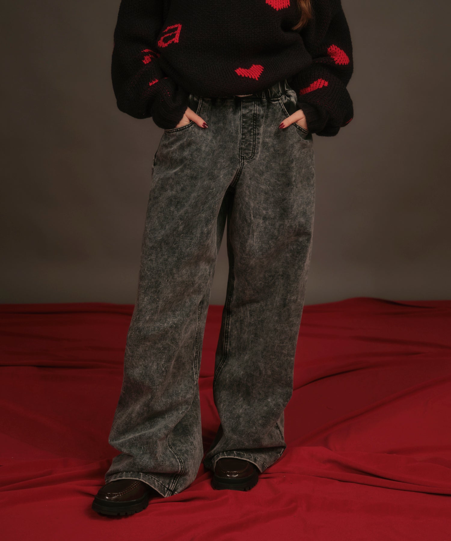 デニムライクスウェットパンツ｜ACLENT（アクレント）