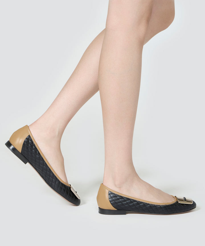 PELLICO | アネッリフィッビア パンプス 1.0cm BLACK/BUTTER MILK