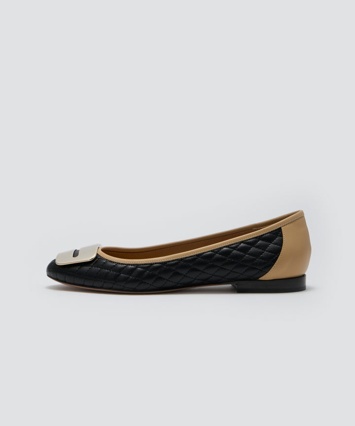 PELLICO | アネッリフィッビア パンプス 1.0cm BLACK/BUTTER MILK