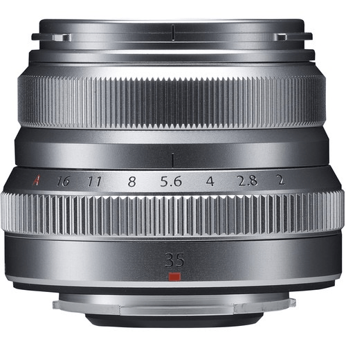 Fujifilm Fujinon XF 35mm f/2 R WR Lens (Silver) by Fujifilm at B&C