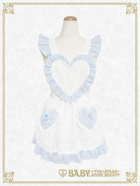 Fluffy Gingham Heart エプロン – BABY, THE STARS SHINE BRIGHT