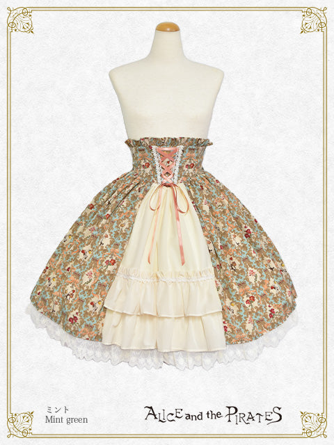 追憶のオーナメントローズ柄コルセットスカート – BABY, THE STARS