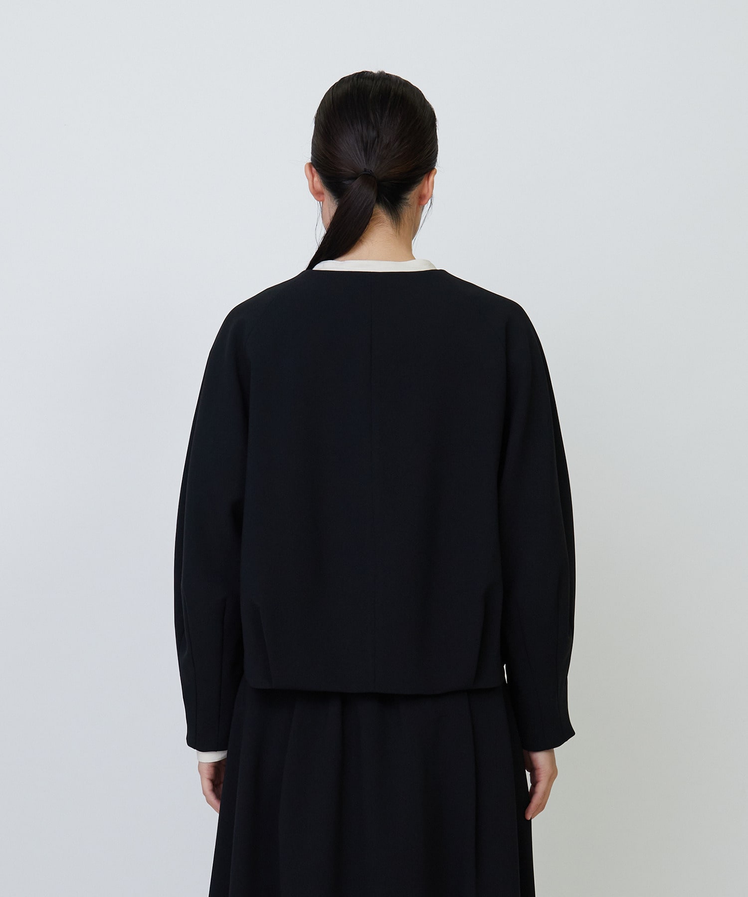 セットアップ】エコダブルクロスノーカラージャケット｜BIGI online