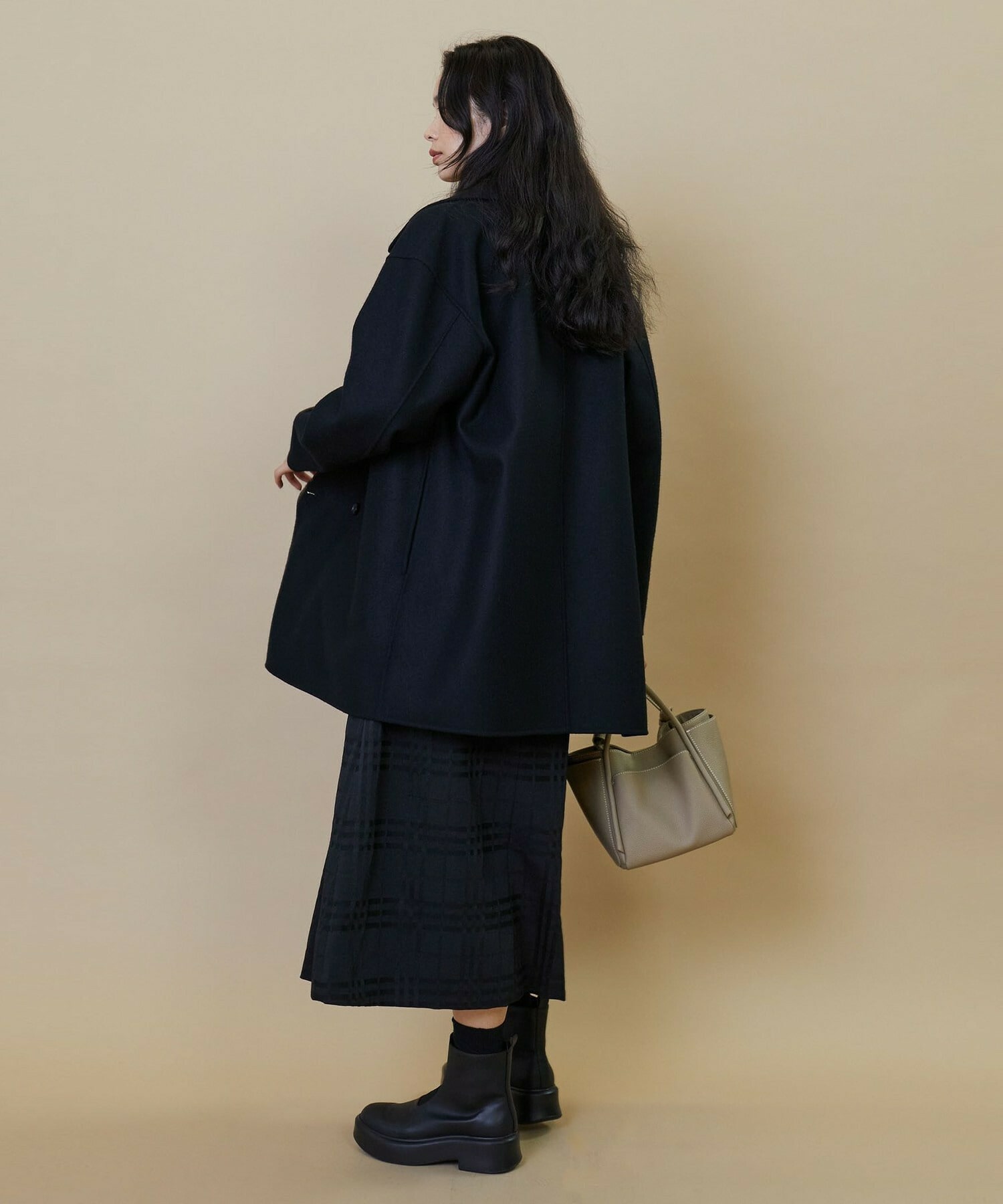 リバーウールダブルブレストコート｜BIGI online store - ビギ