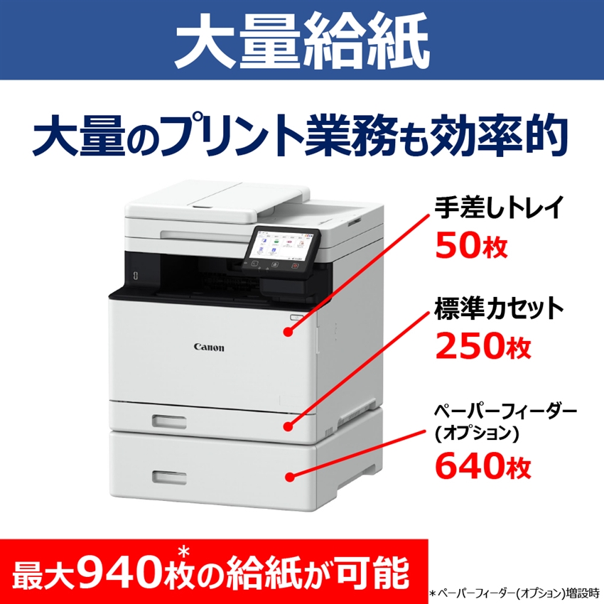 カラーレーザビームプリンタ複合機 Satera MF751Cdw II:レーザービーム