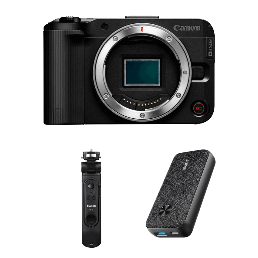 EOS R50 V・ボディー（レンズは付きません）＋ﾄﾗｲﾎﾟｯﾄﾞｸﾞﾘｯﾌﾟ＋ﾓﾊﾞｲﾙ