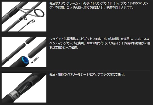 オリムピック ショアジグロッド ヴェントプロトタイプ 24GVENPS-962ML