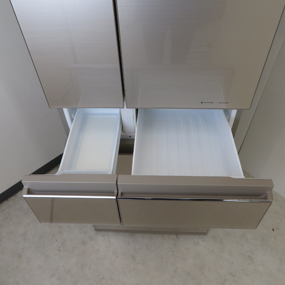 Panasonic パナソニック 冷蔵庫 450L 6ドア NR-SPF454X-N フレンチドア