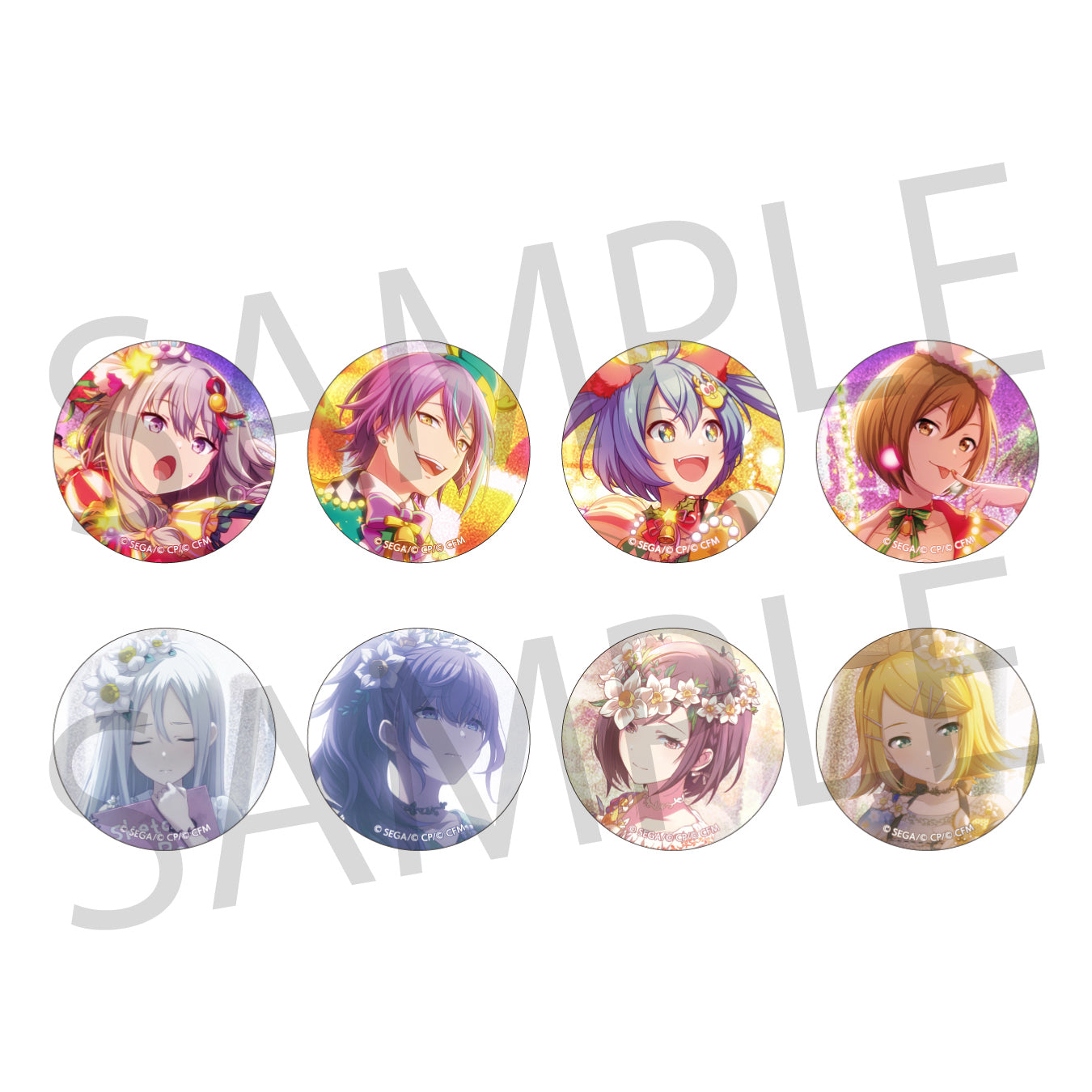 ePick card series vol.1～4、グリッター缶バッジ イベントイラスト