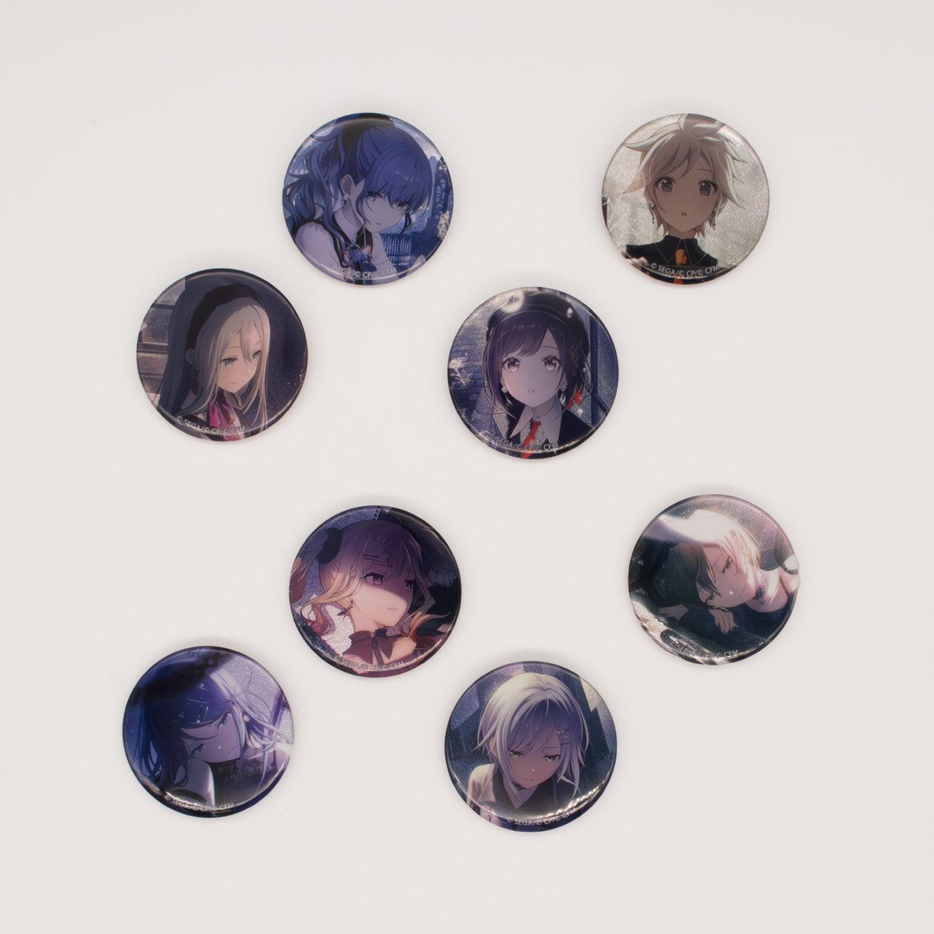 朝比奈まふゆ 私は雨 グリッター缶バッジ 42点 プロセカグリッター缶